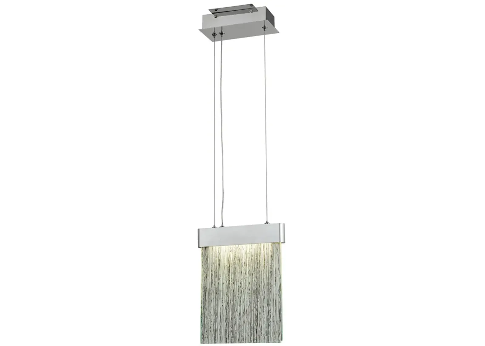 Meadowland 8" Wide 1-Light Mini Pendant - Silver