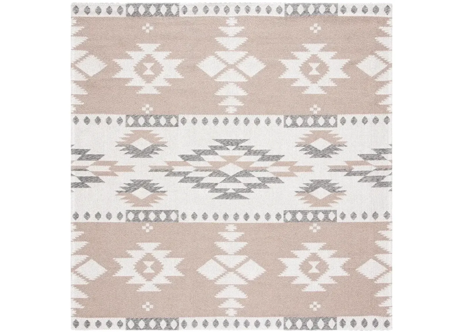 AUGUSTINE 426 TAUPE  4' x 4' Square Square Rug