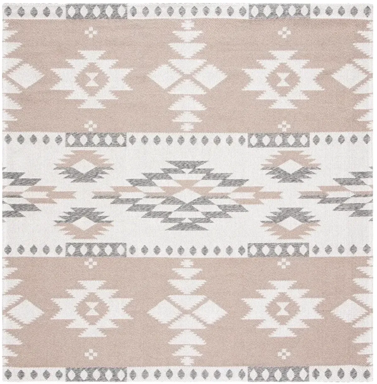 AUGUSTINE 426 TAUPE  4' x 4' Square Square Rug