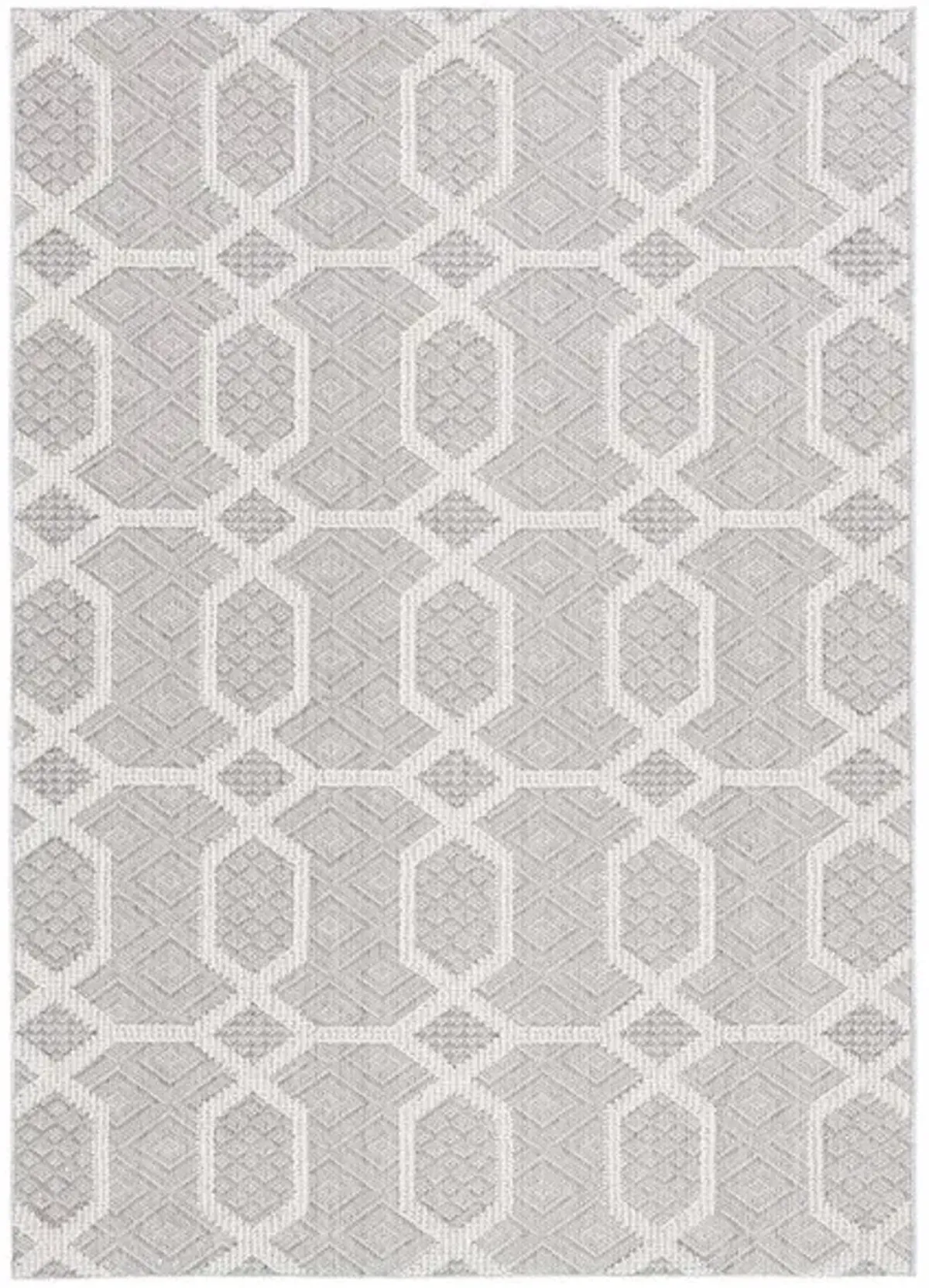 GLOBAL 416 Grey  8' X 10' Large Rectangle Rug