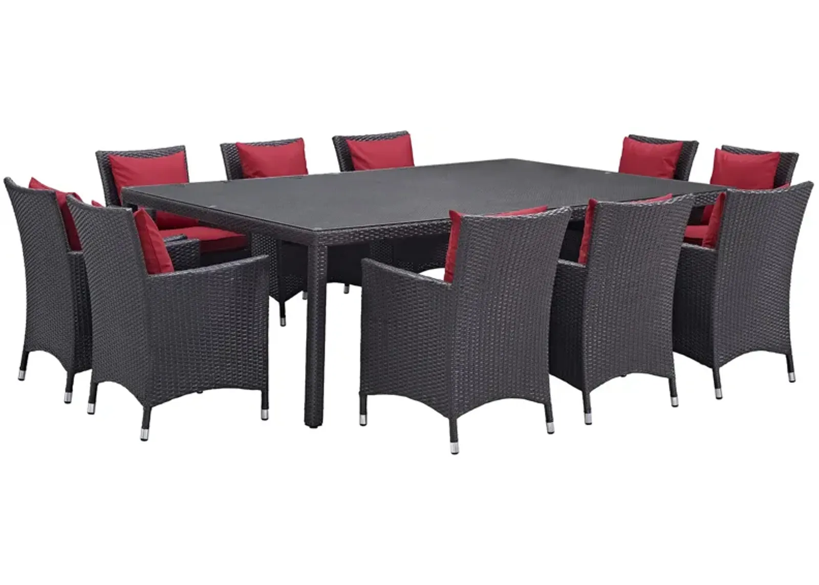 Convene 11 Piece Outdoor Patio Dining Set