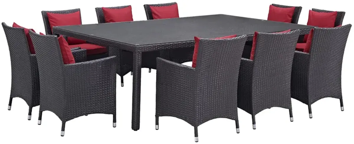 Convene 11 Piece Outdoor Patio Dining Set