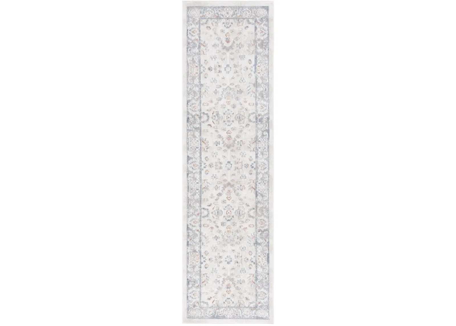 BLAIR WASHABLE 224 Grey 2'-2' X 8' Runner Rug