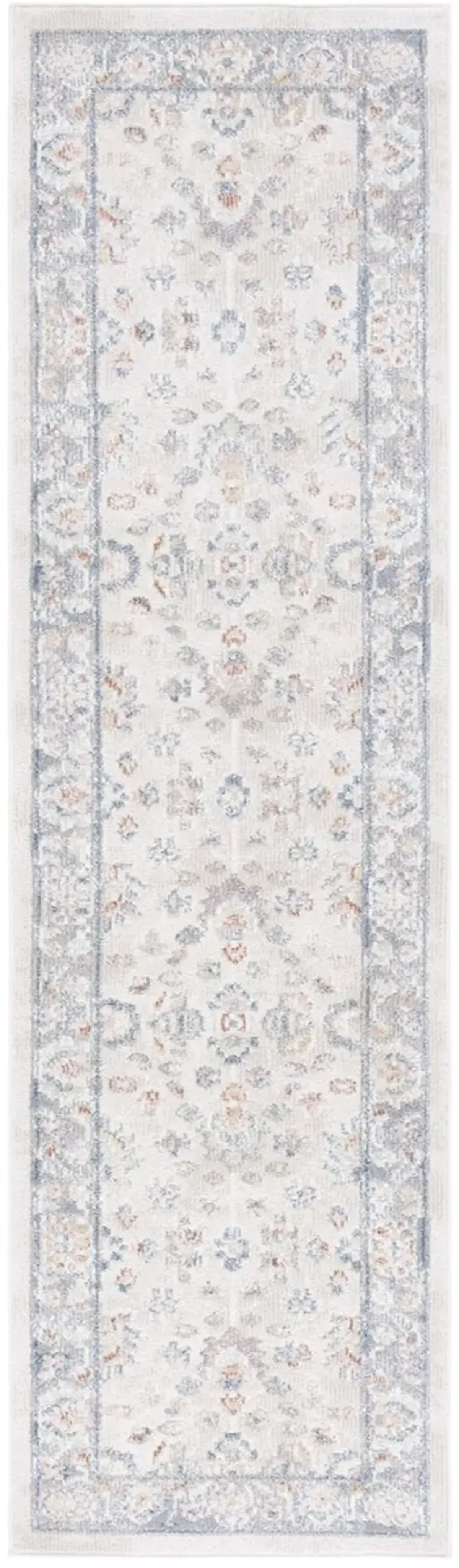 BLAIR WASHABLE 224 Grey 2'-2' X 8' Runner Rug