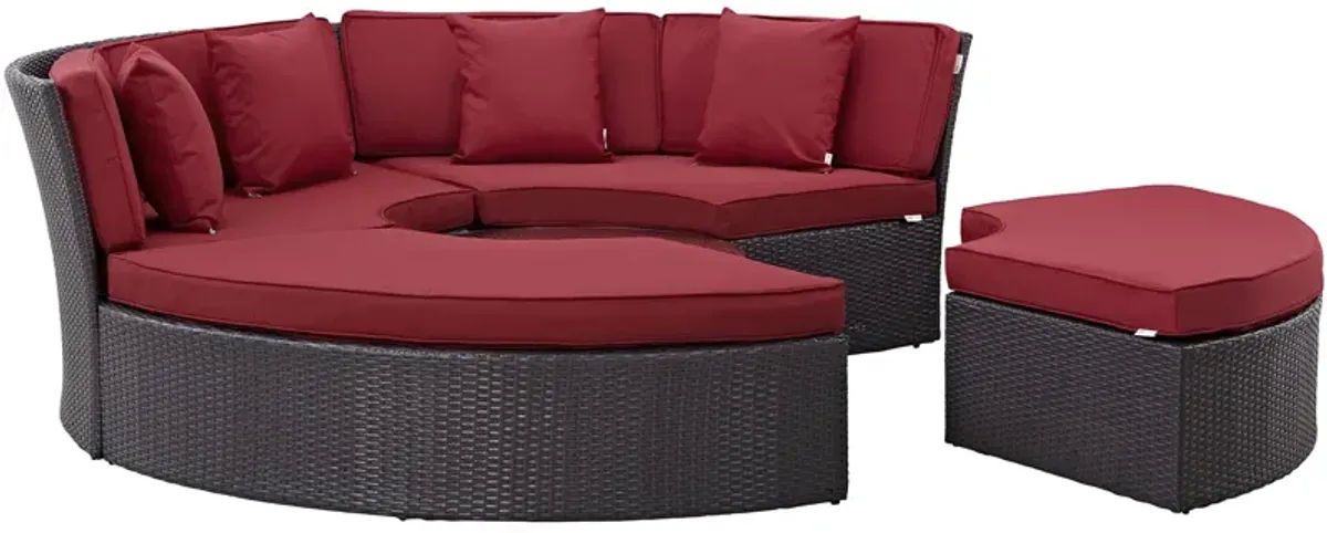 Convene Circular Outdoor Patio Daybed Set