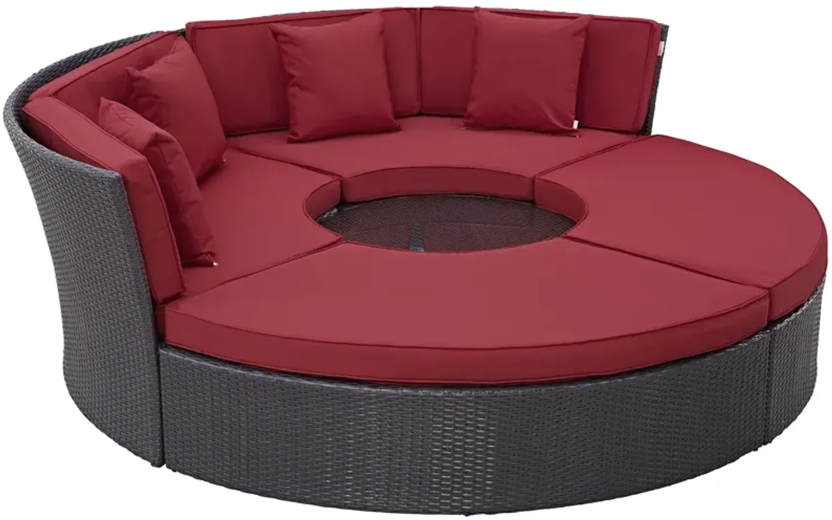 Convene Circular Outdoor Patio Daybed Set