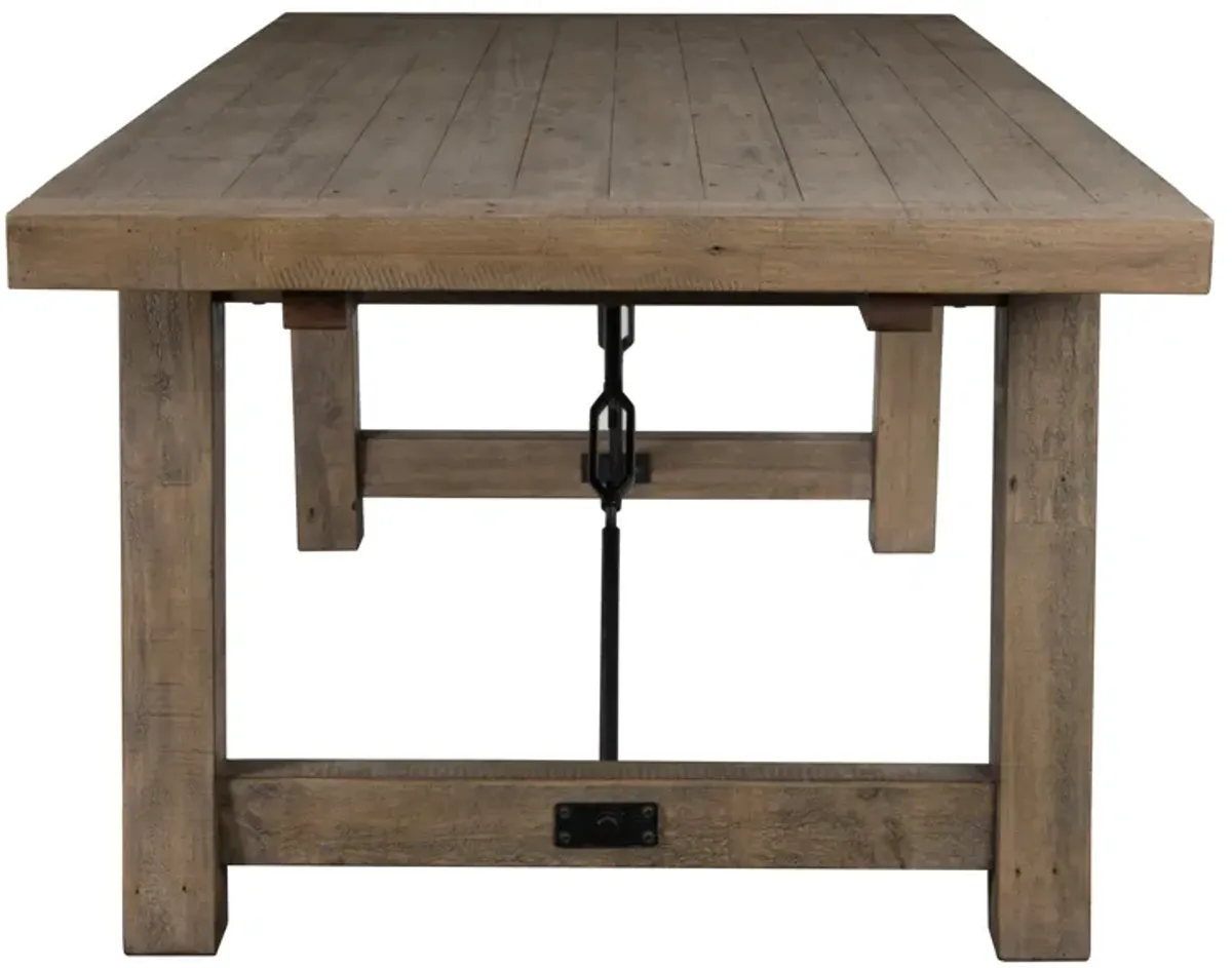 Tuscany Reclaimed Pine 106� Extension Dining Table by Kosas Home