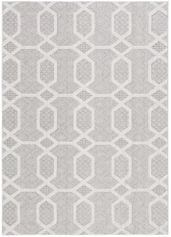 GLOBAL 416 Grey  8' X 10' Large Rectangle Rug