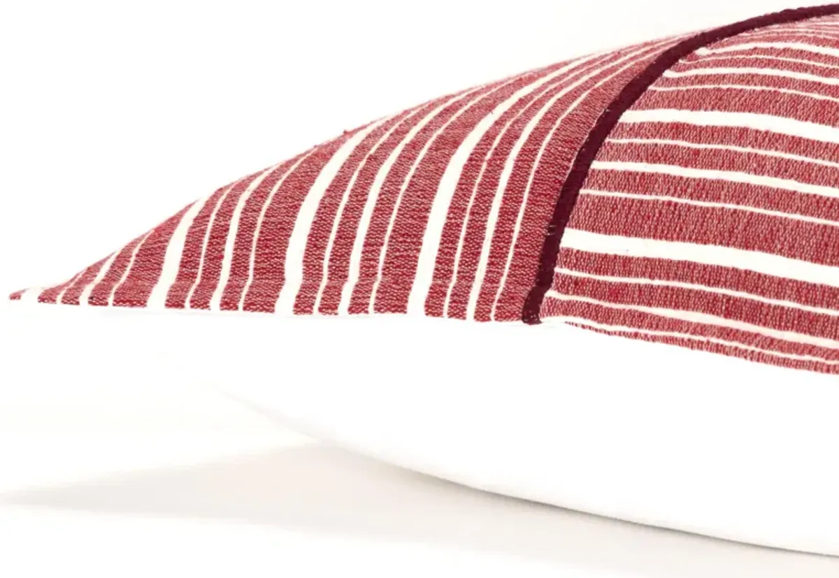 Stripe Red Pillow