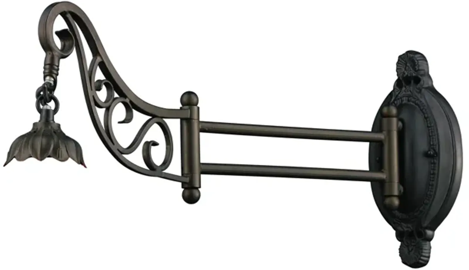 Mix-N-Match 11" High 1-Light Sconce (No Shade) - Tiffany Bronze