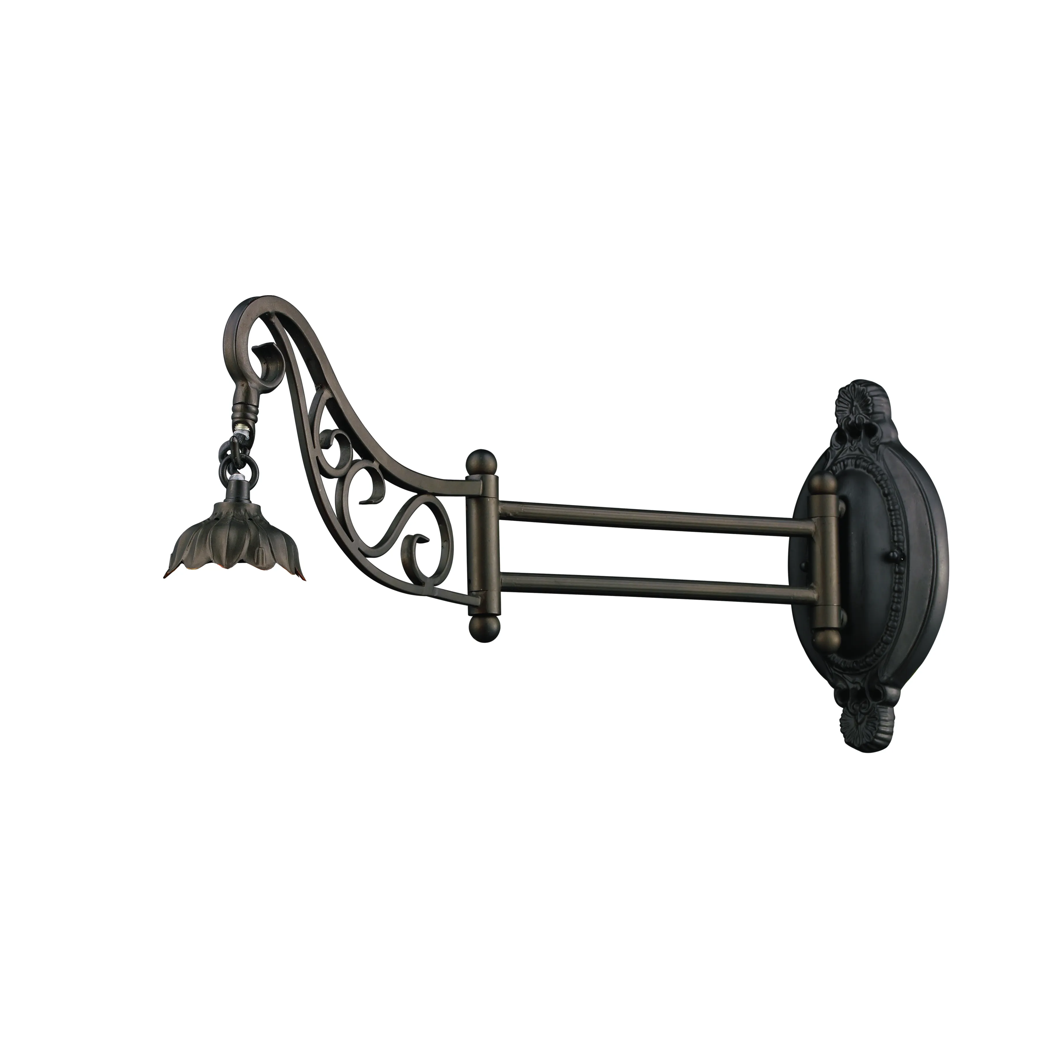 Mix-N-Match 11" High 1-Light Sconce (No Shade) - Tiffany Bronze