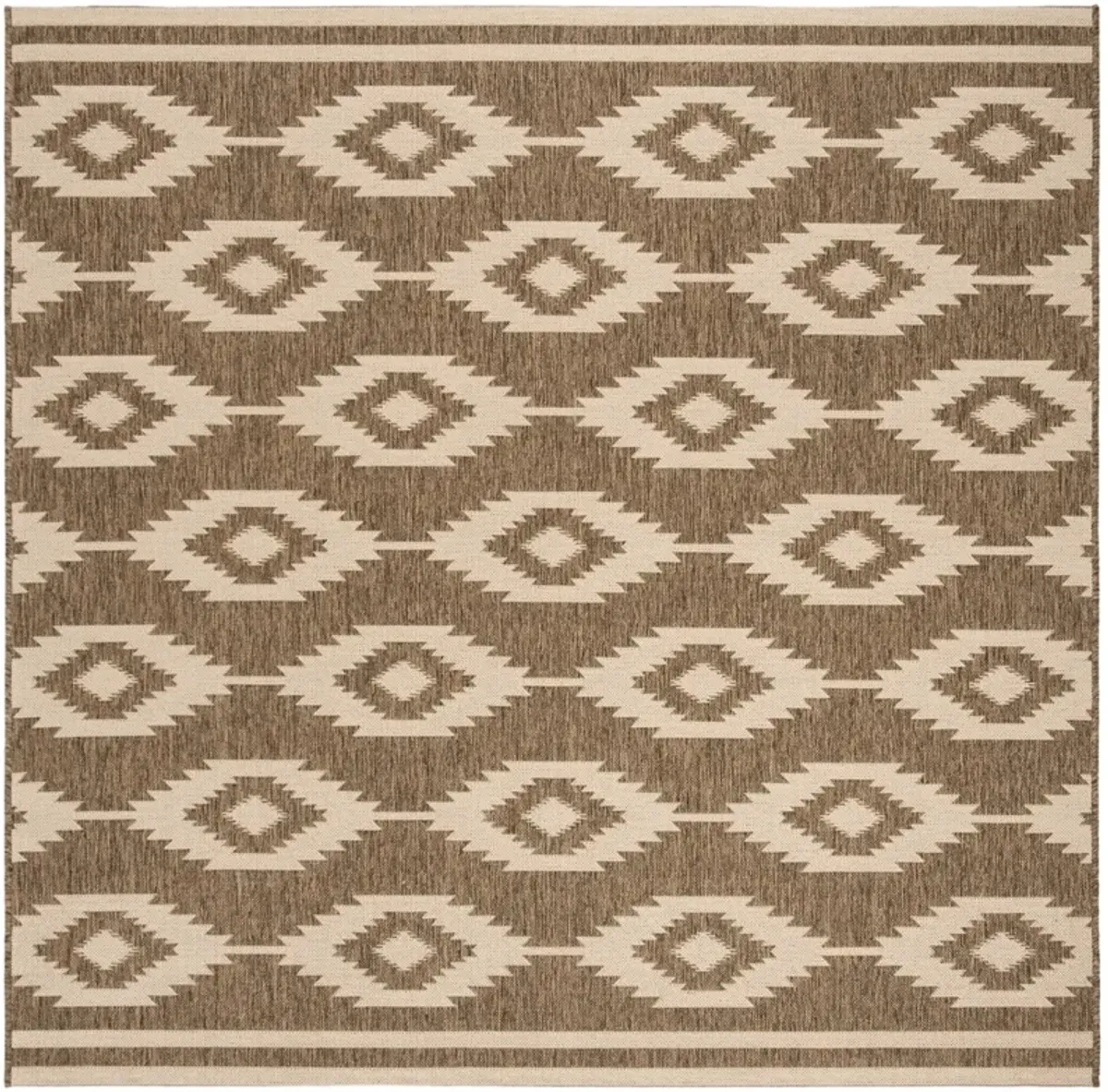 BEACH HOUSE 171 Beige 6'-7' X 6'-7' Square Square Rug