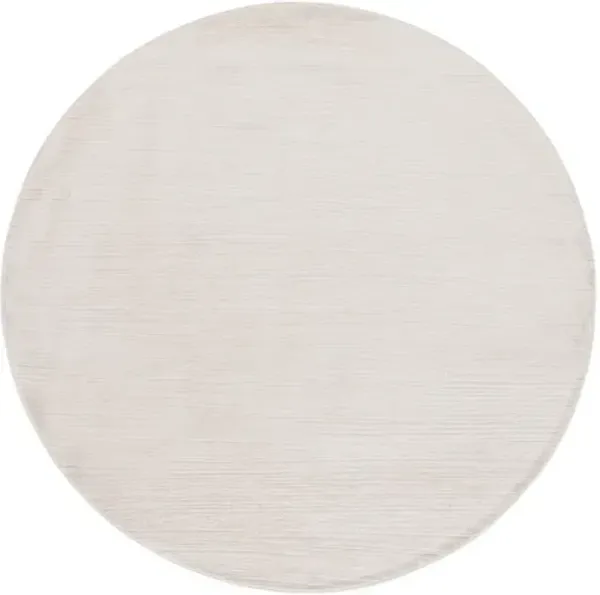 WHISPER 810 Yellow 6'-7' X 6'-7' Round Round Rug