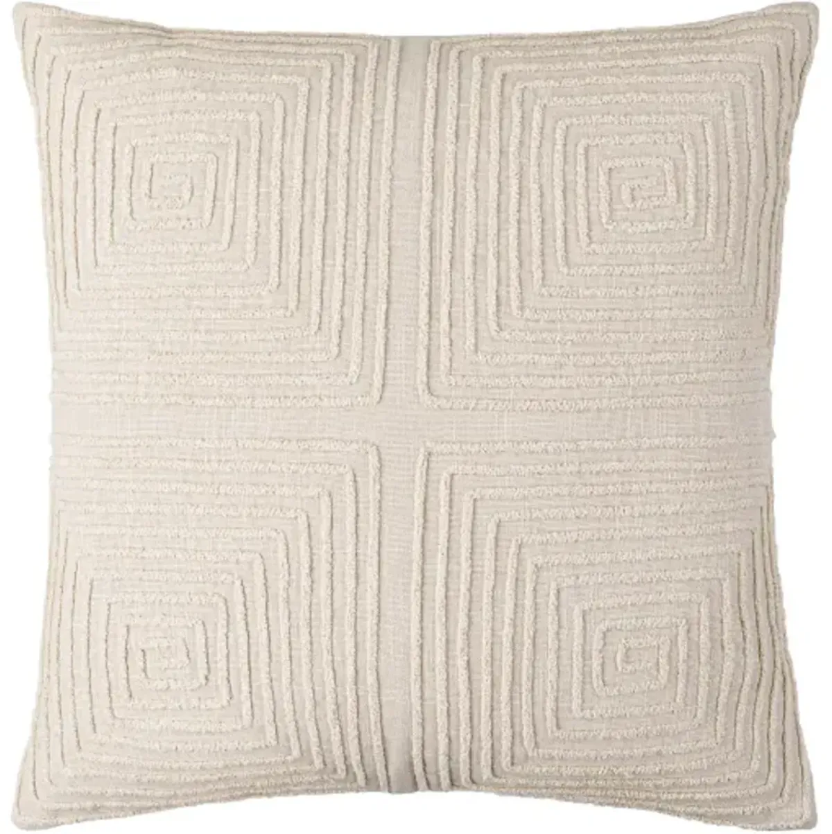 Embrey EBE-001 18"L x 18"W Accent Pillow