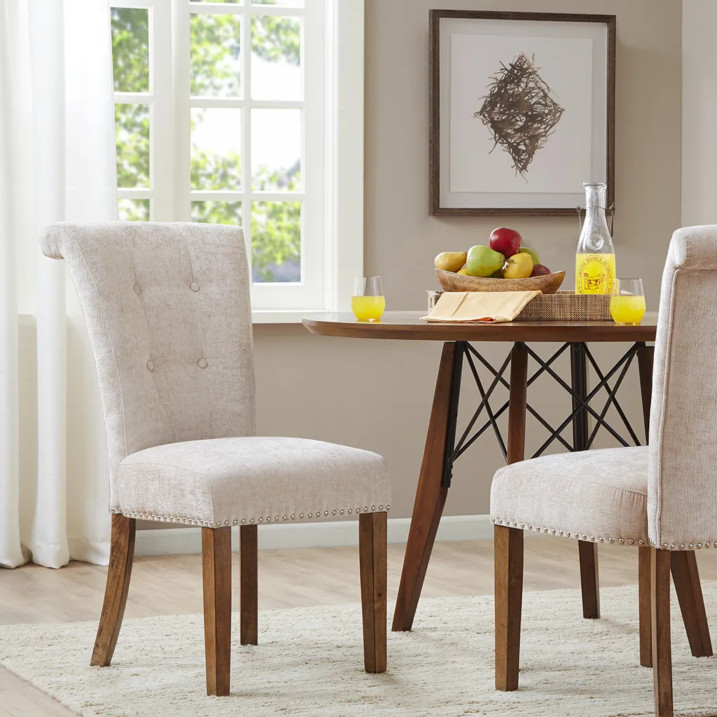 Madison Park Colfax Cream Dining Chair (Set of 2)