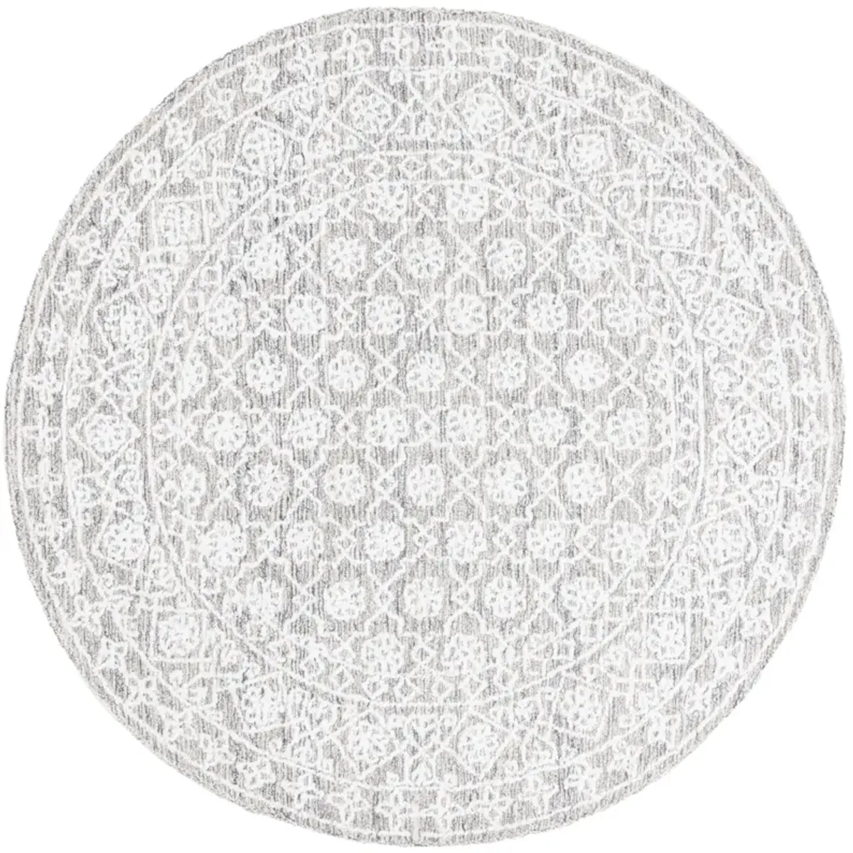 EBONY 212 IVORY  6' x 6' Round Round Rug