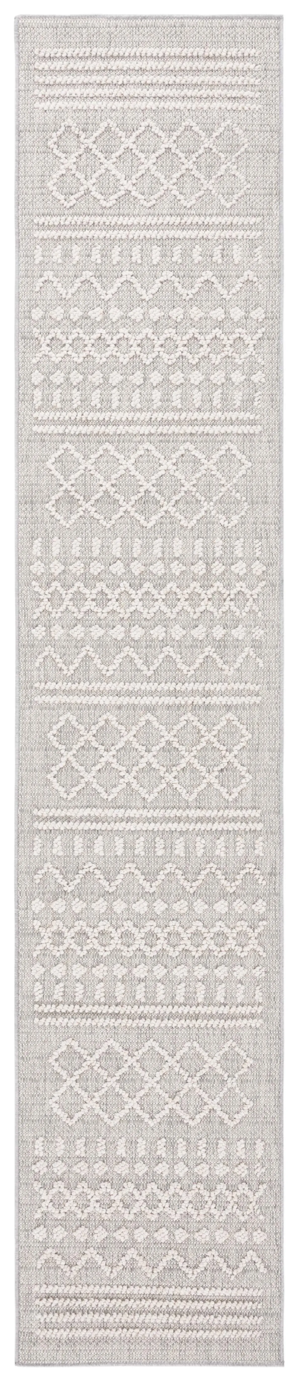 SANTORINI 102 GREY  2' x 10' Runner Rug