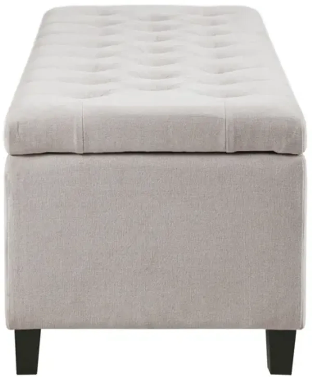 Madison Park Shandra Natural Tufted Top Soft Close Storage Bench