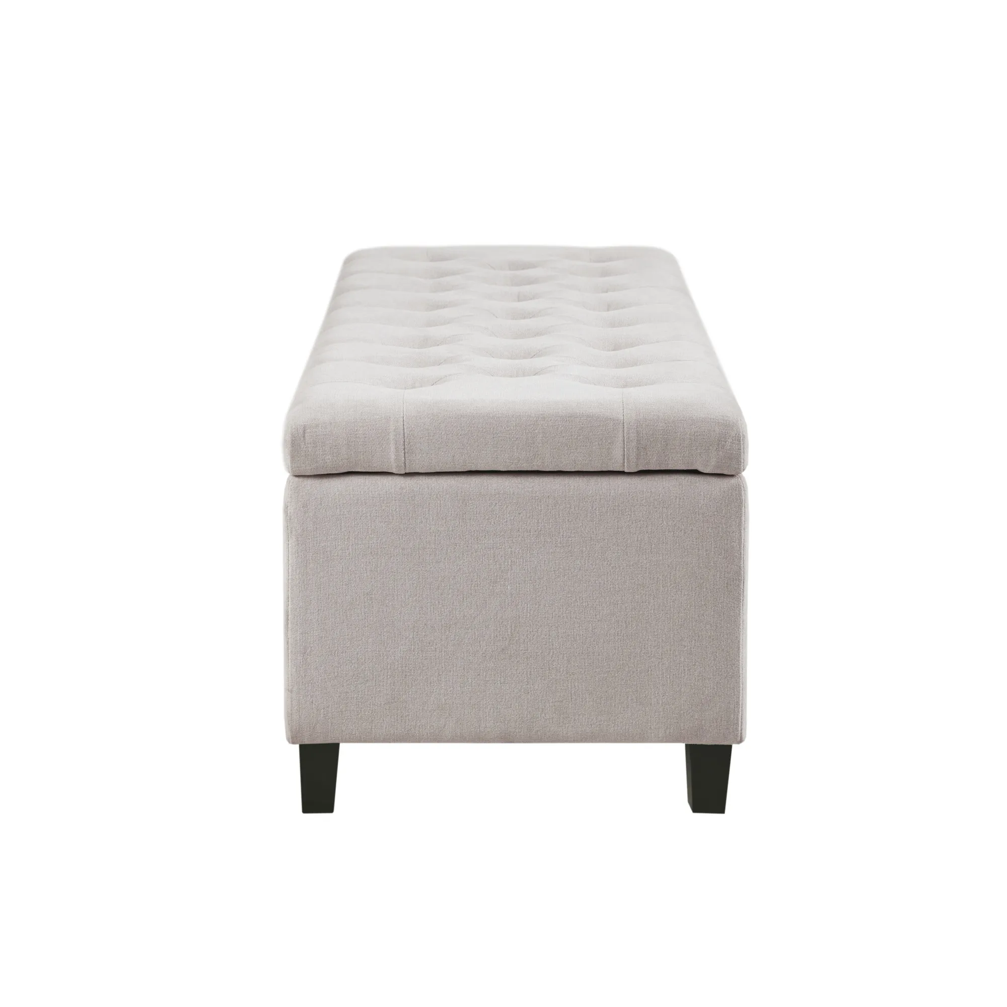 Madison Park Shandra Natural Tufted Top Soft Close Storage Bench