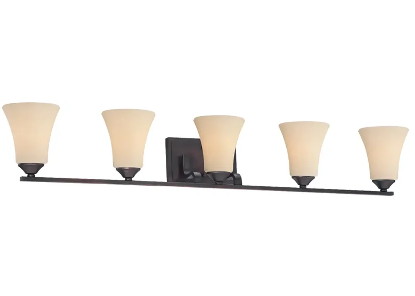 Treme 41" Wide 5-Light Vanity Light - Espresso