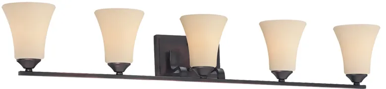 Treme 41" Wide 5-Light Vanity Light - Espresso