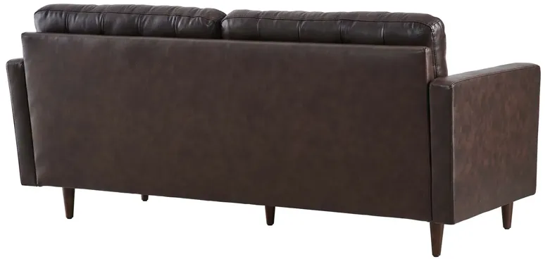 Exalt Tufted Vegan Leather Sofa