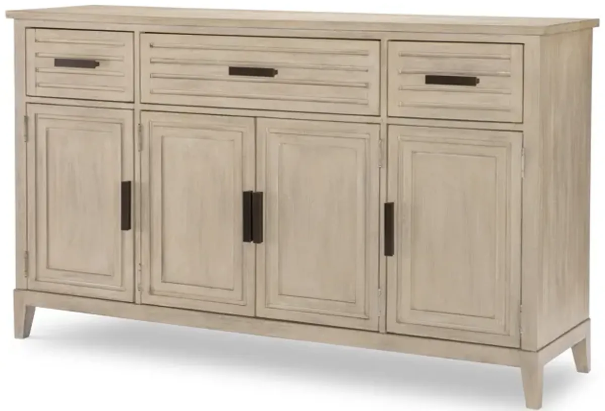 Edgewater Soft Sand Credenza Wood Finish