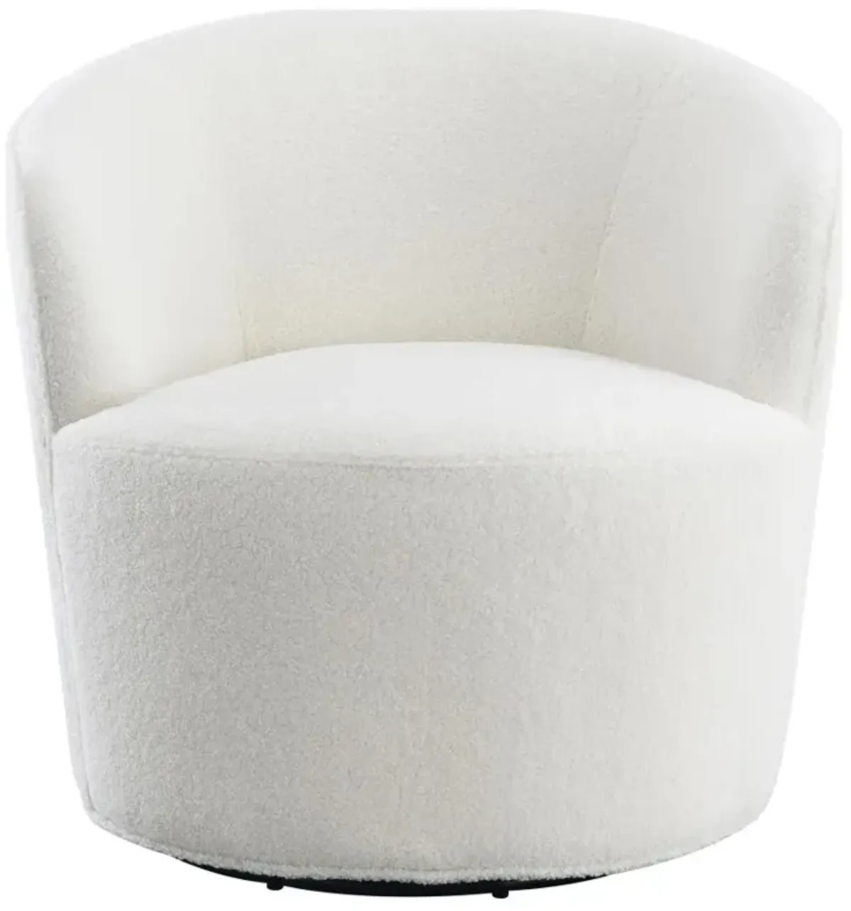 Joyce Upholstered Swivel Barrel Chair