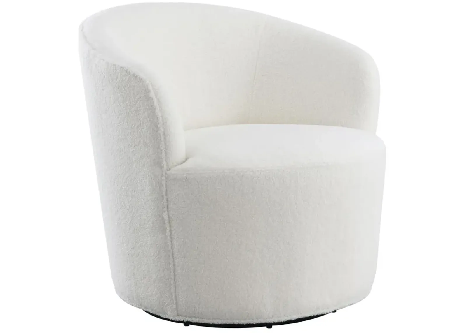 Joyce Upholstered Swivel Barrel Chair