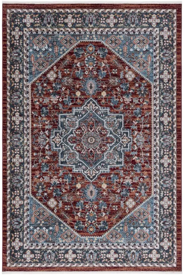 BAYSIDE 110 Red 5'-3' X 7'-6' Medium Rectangle Rug
