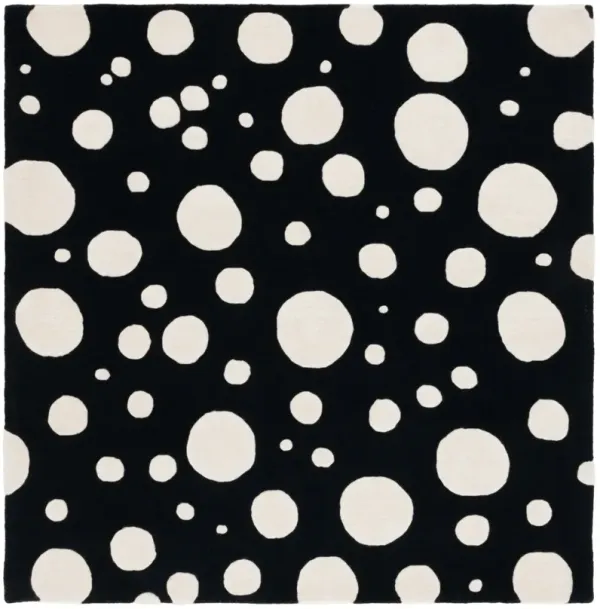 CAMBRIDGE 147 BLACK  6' x 6' Square Square Rug