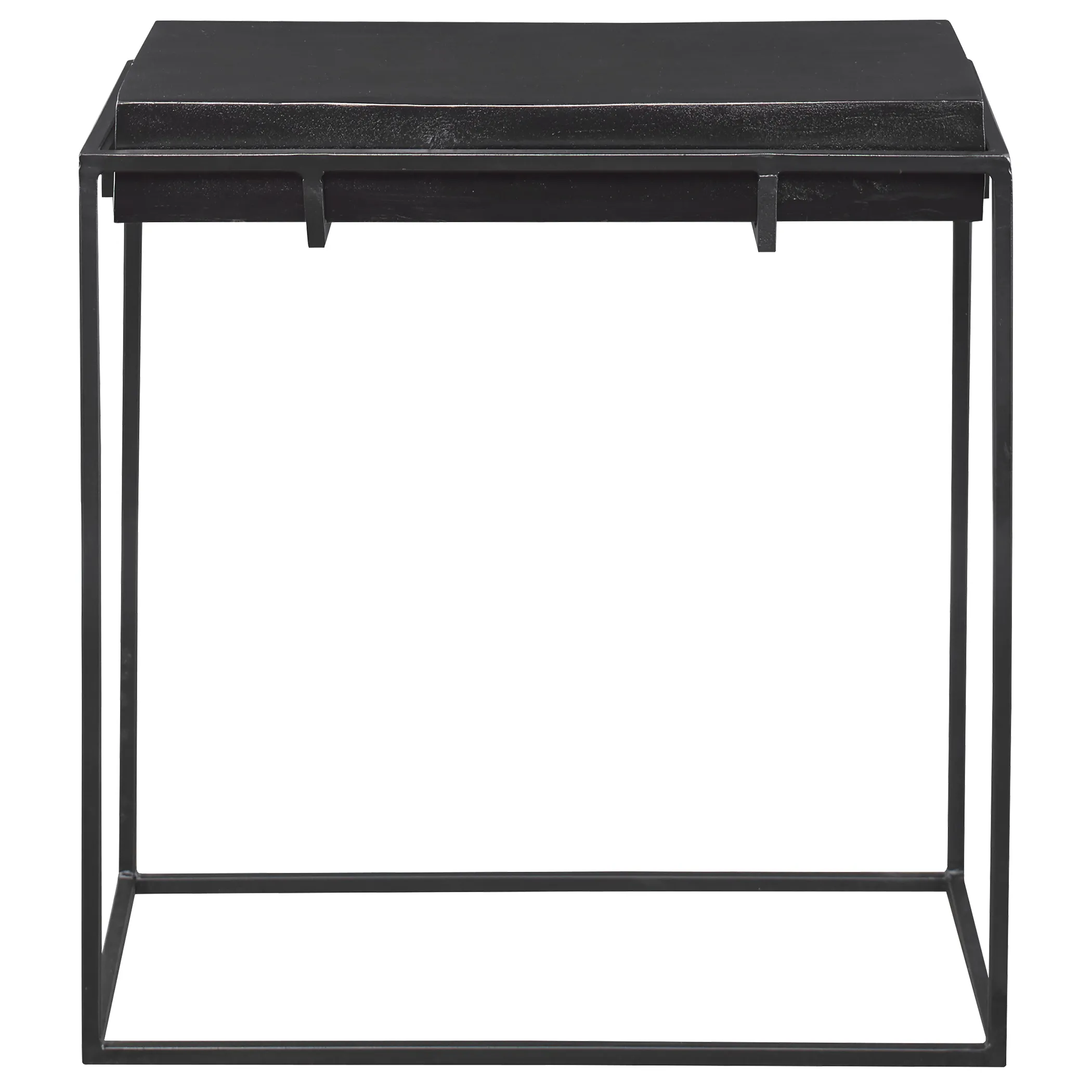 Telone Modern Black Side Table