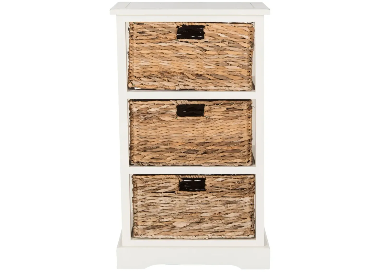 HALLE 3 WICKER BASKET STORAGE SIDE TABLE