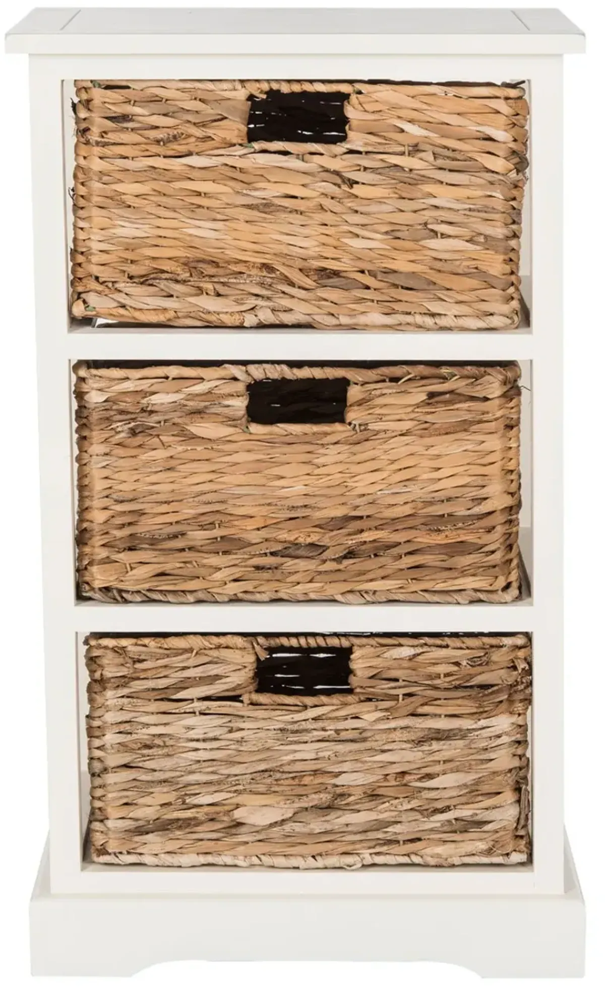 HALLE 3 WICKER BASKET STORAGE SIDE TABLE