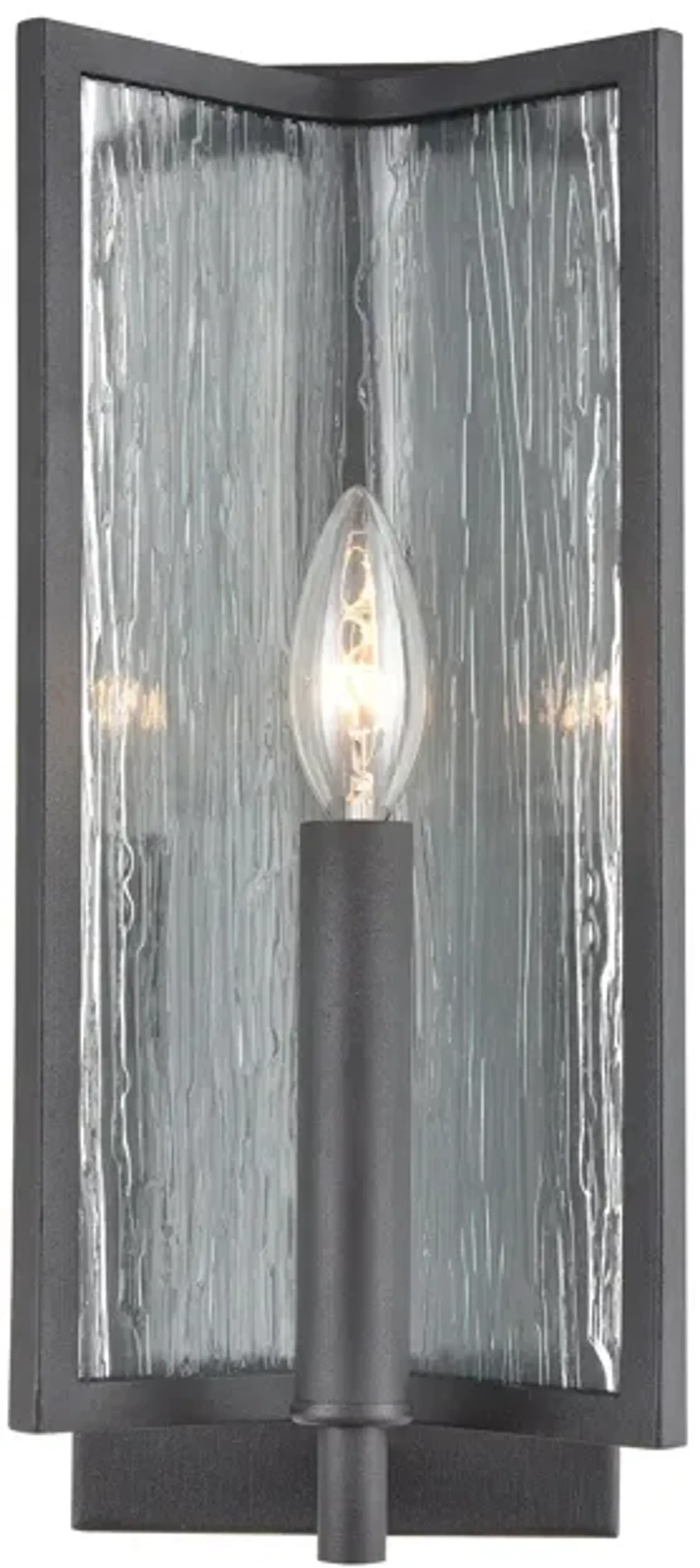 Inversion 14" High 1-Light Sconce - Charcoal