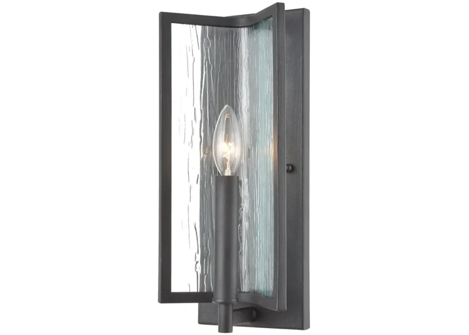 Inversion 14" High 1-Light Sconce - Charcoal