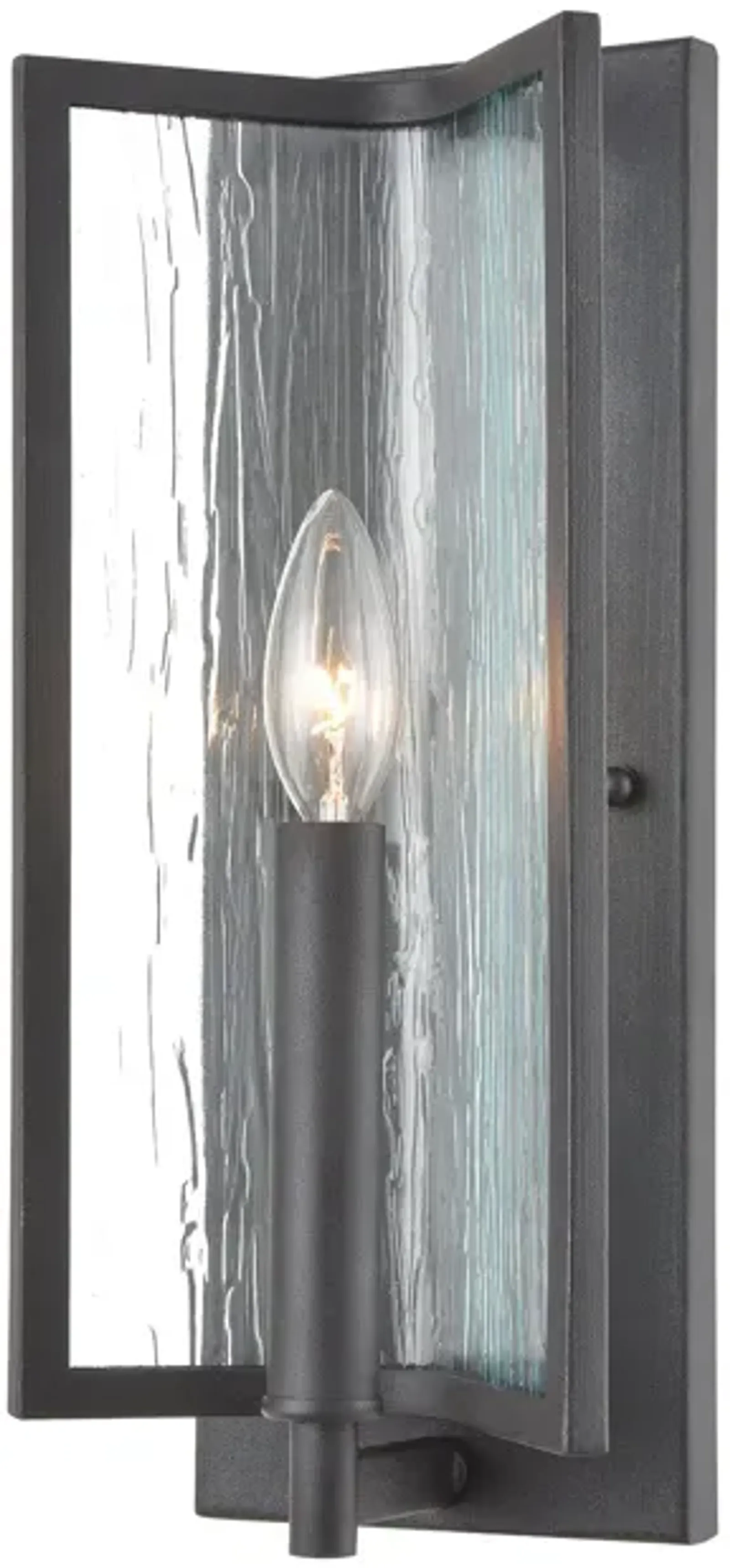 Inversion 14" High 1-Light Sconce - Charcoal