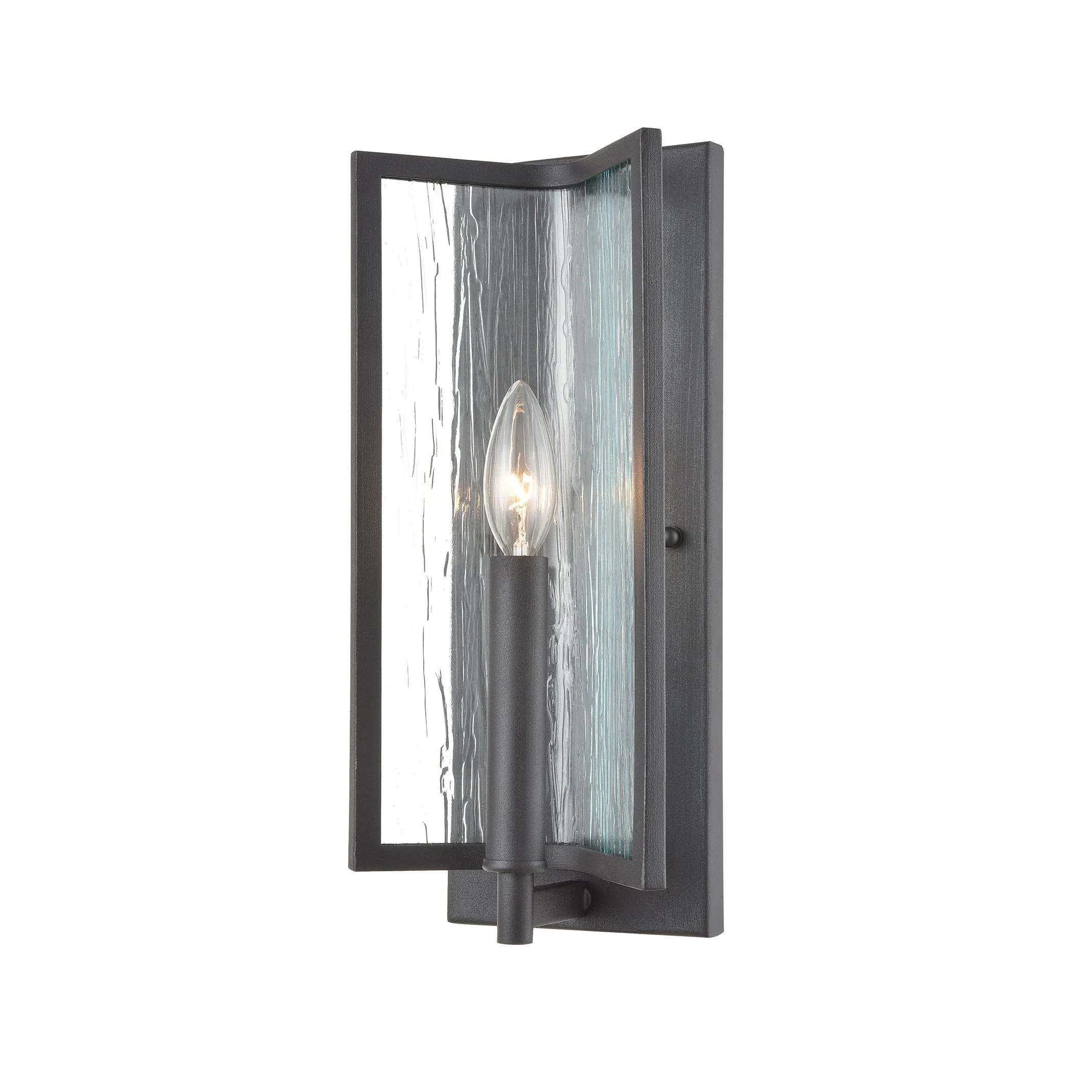 Inversion 14" High 1-Light Sconce - Charcoal