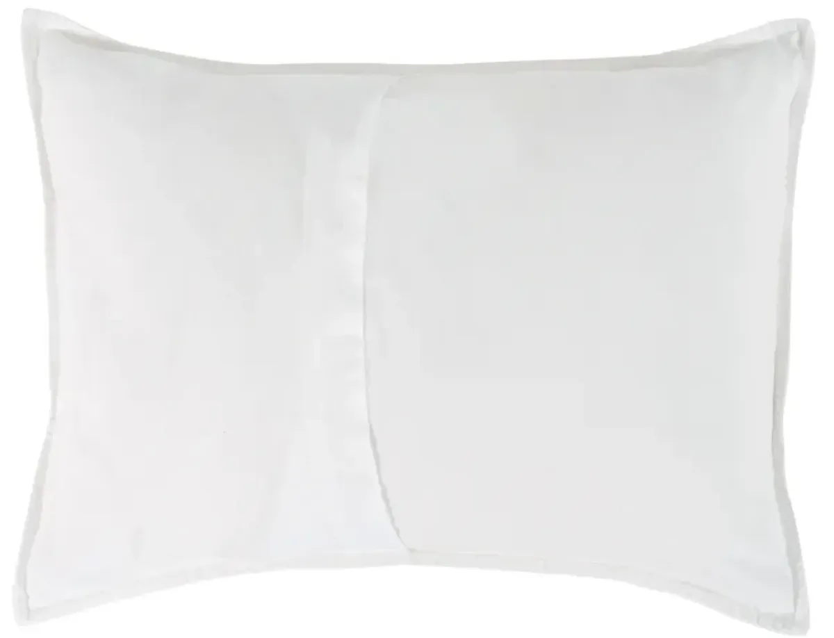 Camille White Linen Sham