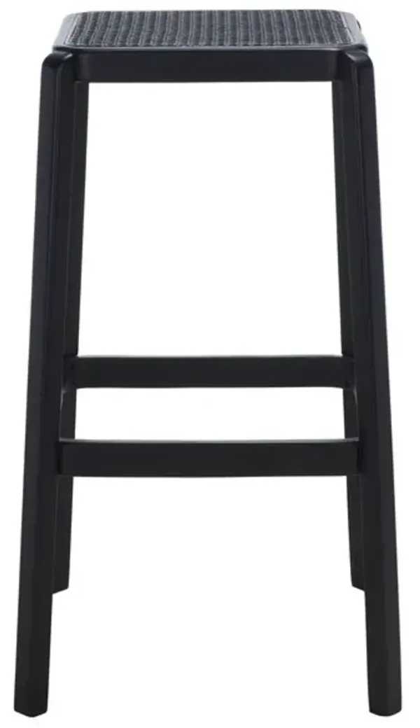 SILUS BACKLESS CANE BAR STOOL