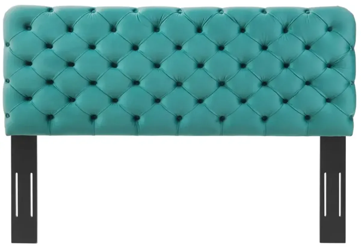 Lizzy Tufted Twin Performance Velvet Headboard