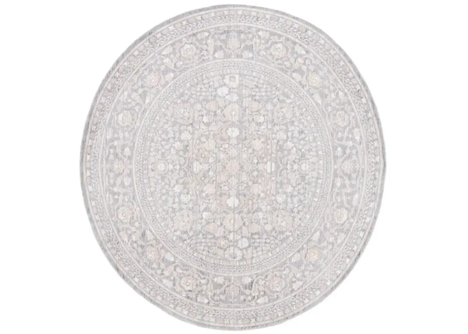 HARLOW 108 Blue 6'-3' X 6'-3' Round Round Rug