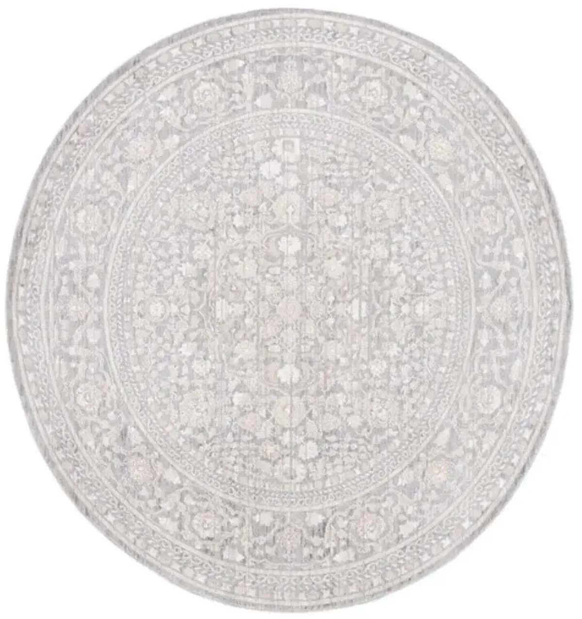 HARLOW 108 Blue 6'-3' X 6'-3' Round Round Rug