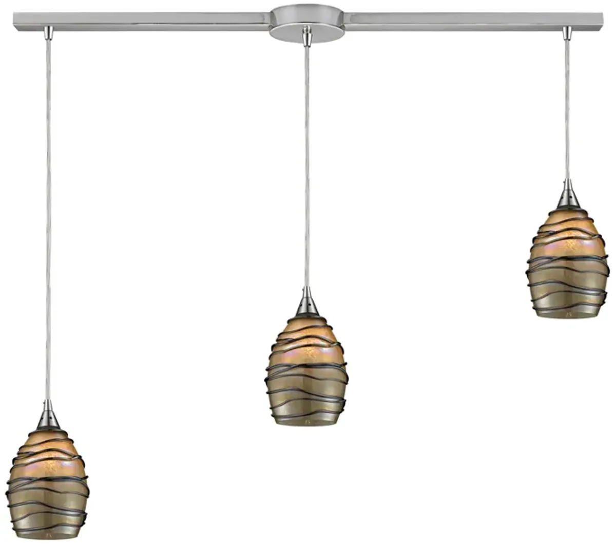 Vines Configurable Multi Pendant - Satin Nickel