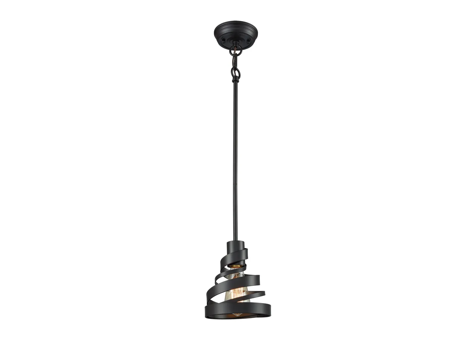 Zabrina 7" Wide 1-Light Mini Pendant - Oil Rubbed Bronze