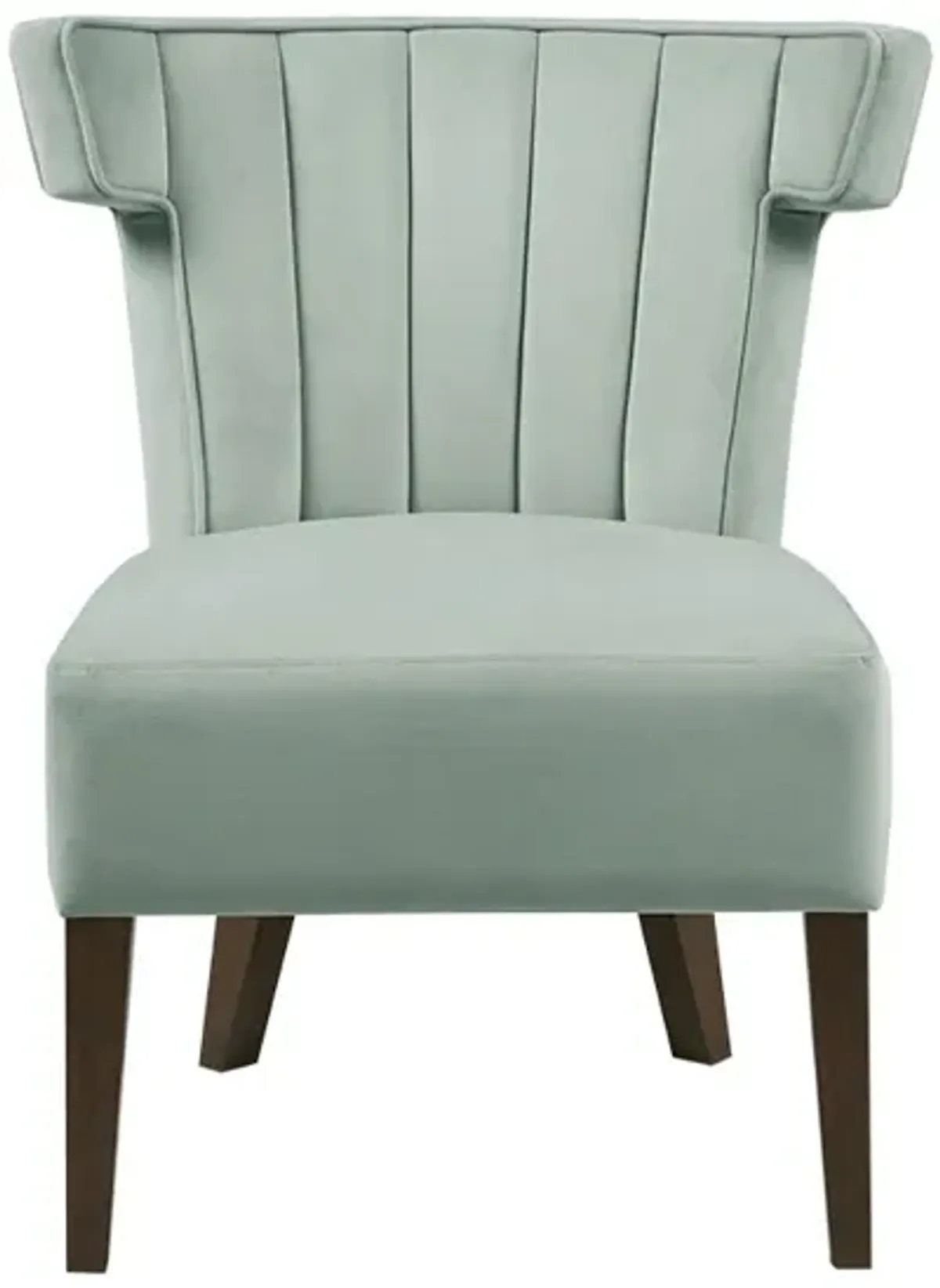 Madison Park Grafton Seafoam Upholstered Armless Accent Lounge chair