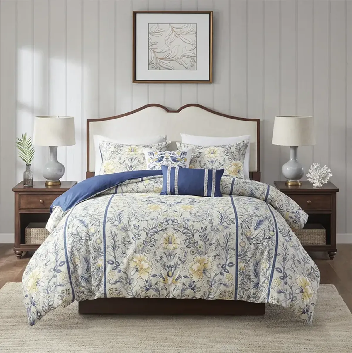 Harbor House Livia Multi 5 Piece Cotton Duvet Cover Set