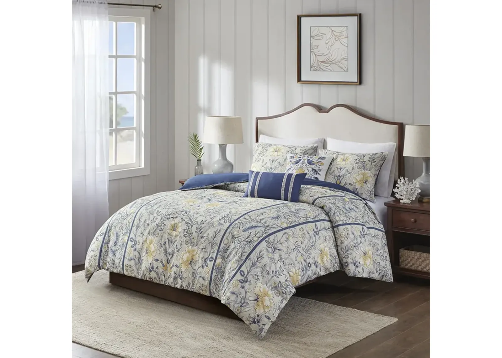 Harbor House Livia Multi 5 Piece Cotton Duvet Cover Set