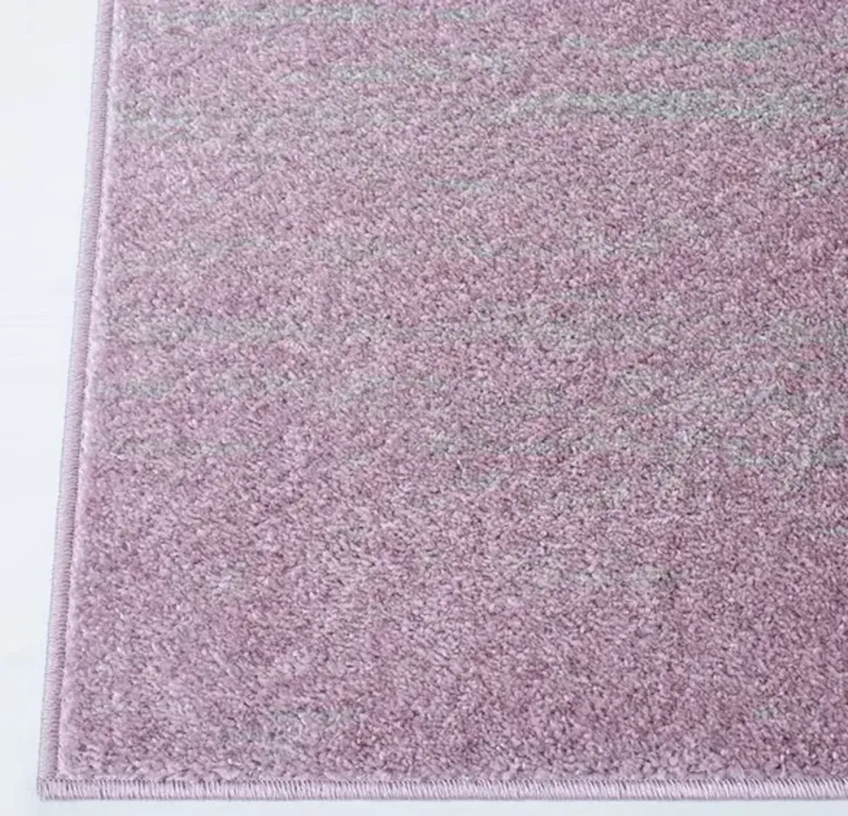 Adirondack Contemporary Purple / Green 5'-5" X 7'-7" Powerloomed Rug