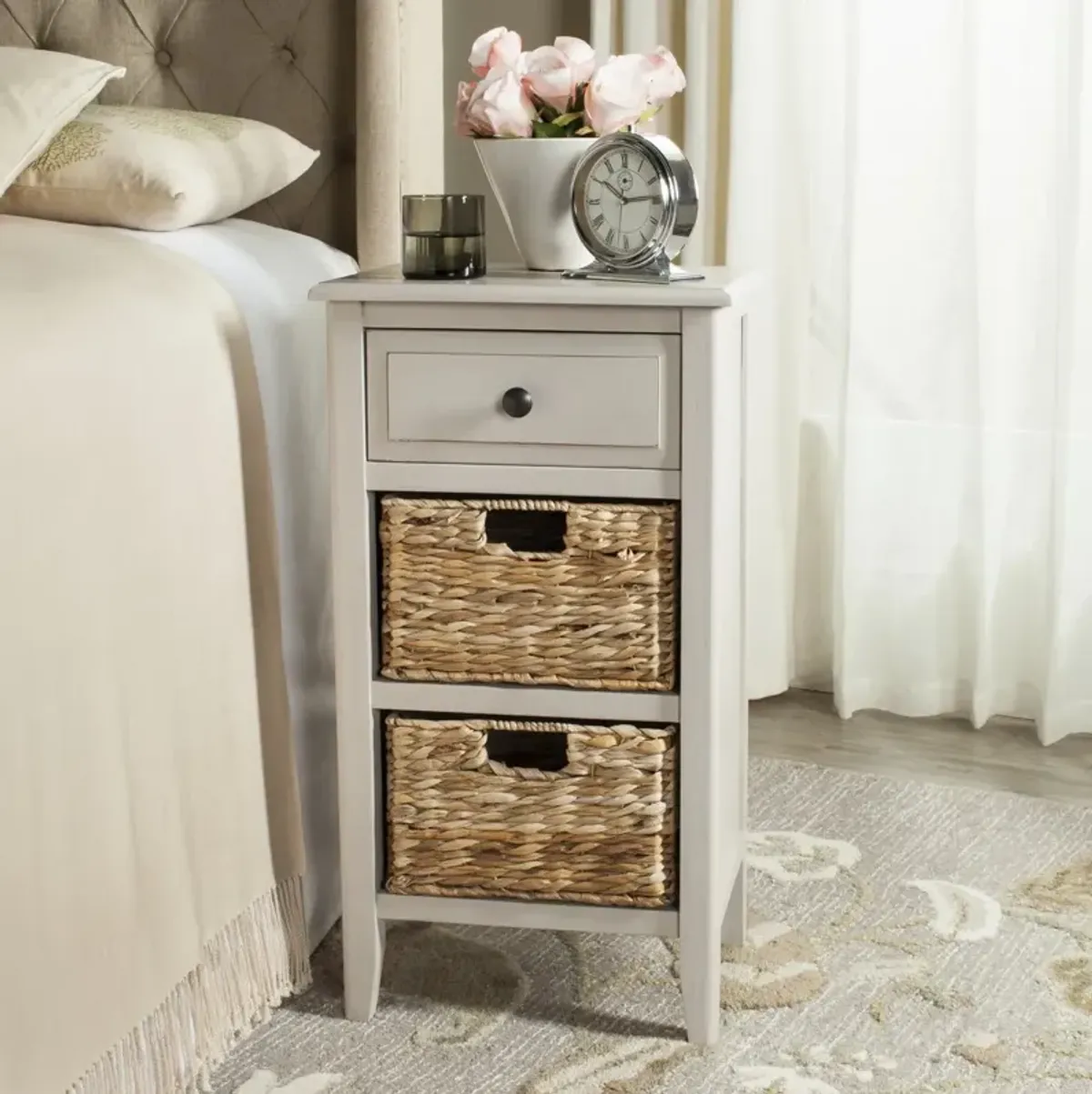 EVERLY DRAWER SIDE TABLE